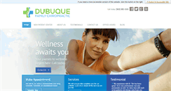 Desktop Screenshot of dubuquefamilychiropractic.com